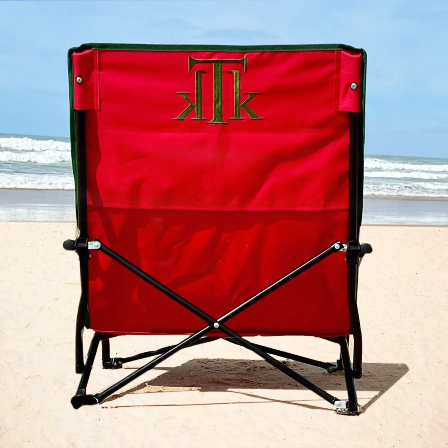 Silla plegable con bolsa roja para playa y camping Mykonos – KTK KONTIKI