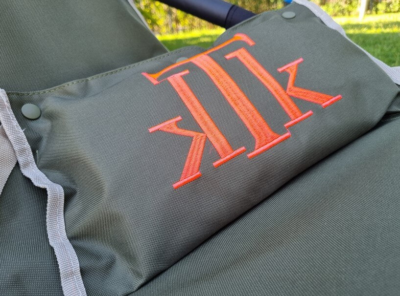 Cadeira de camping dobrável premium na cor verde para pesca e caça | KTK Kontiki