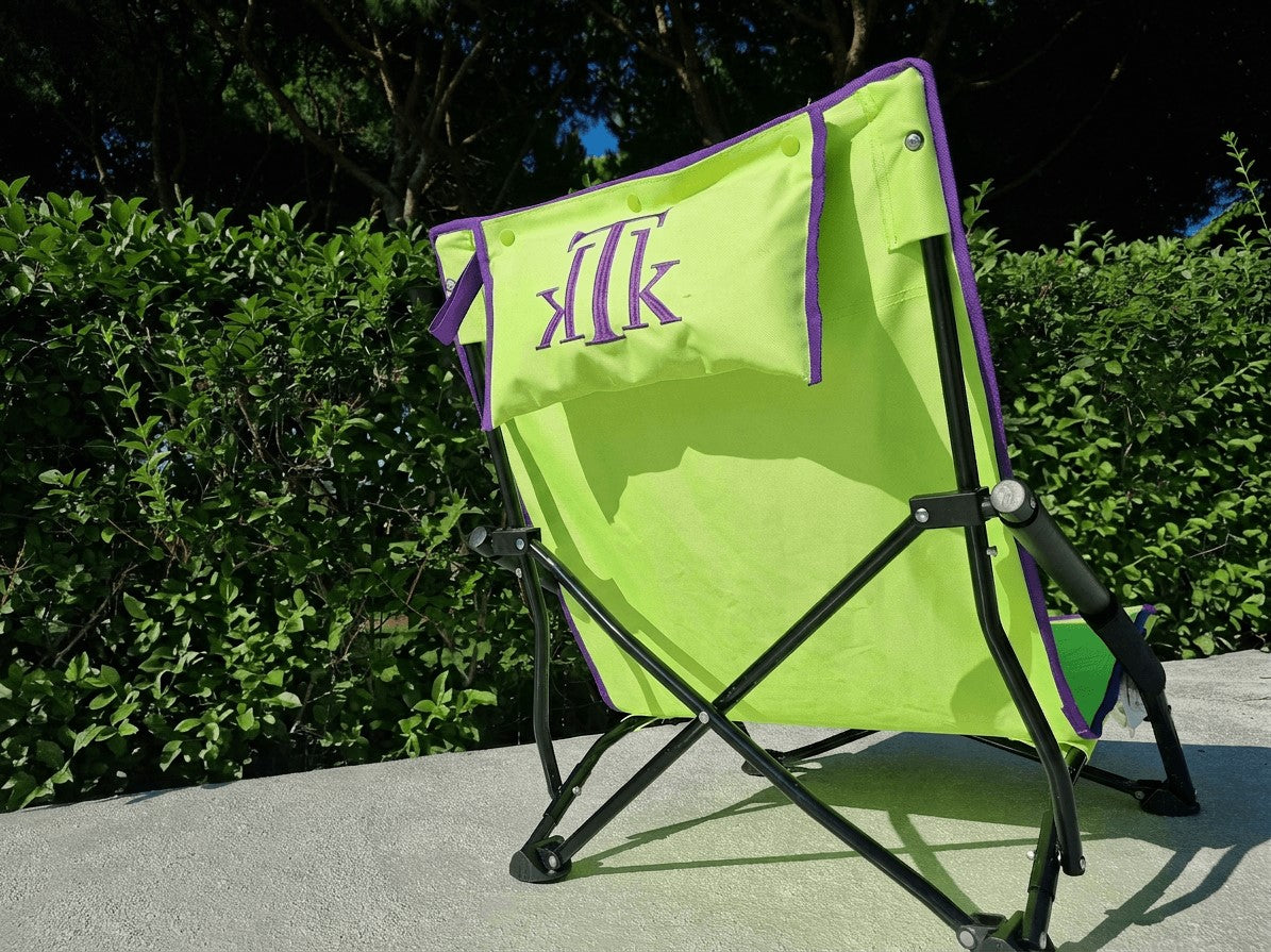 Cadeira de caça dobrável premium em cor fluorescente, ideal para segurança e visibilidade durante a caça. KTK KONTIKI