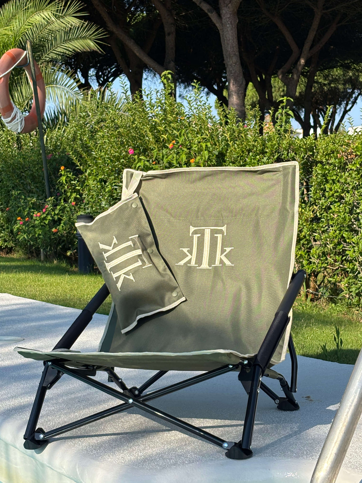 MUSTIQUE POCKET Silla de playa plegable con bolsillo